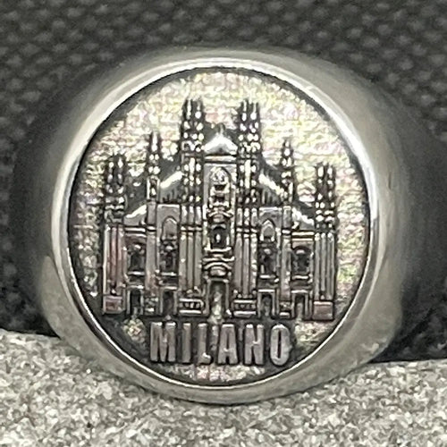 Anello in Acciaio Milano - deciccoartstudio.com
