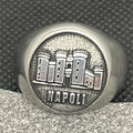 Anello in Acciaio Napoli - deciccoartstudio.com