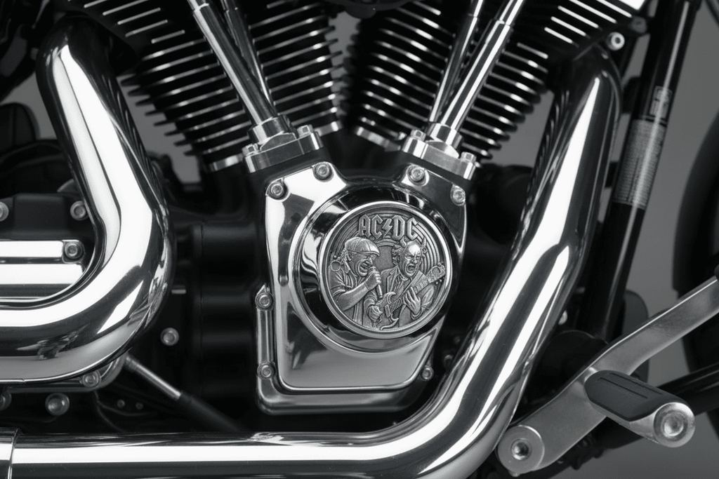 Point Cover Harley Milwaukee 8 AC/DC - deciccoartstudio.com