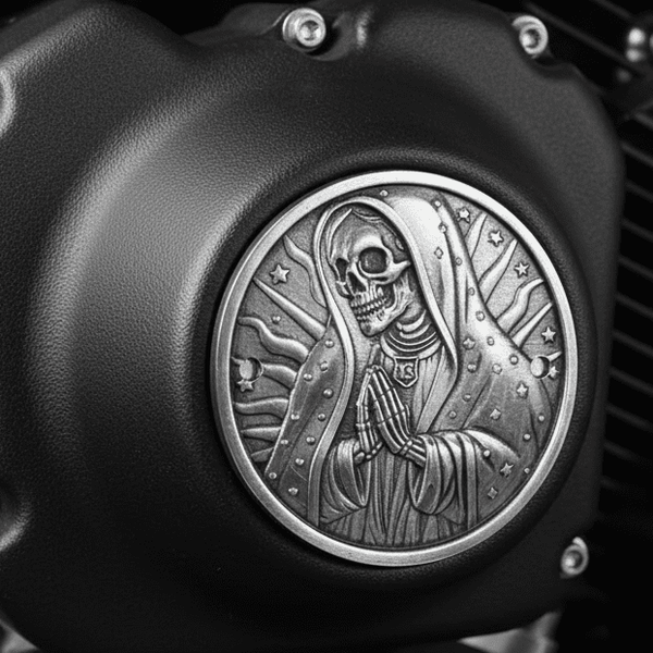 Point Cover Harley Milwaukee Eight – Santa Muerte 3D