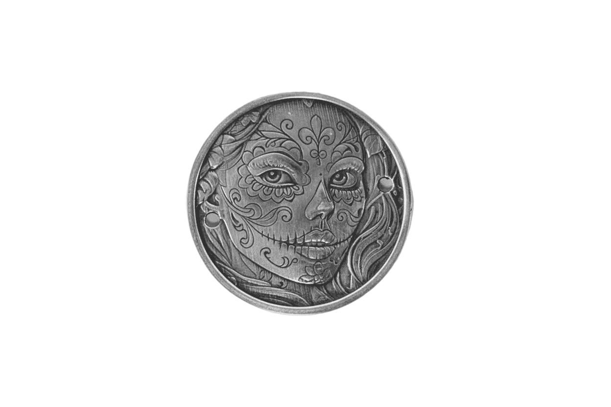 "Point Cover Milwaukee‑Eight con design Girl Chicana, realizzato artigianalmente da De Cicco Art Studio"