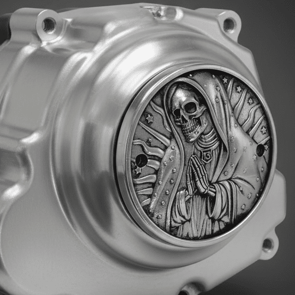 Point Cover Sportster Santa Muerte
