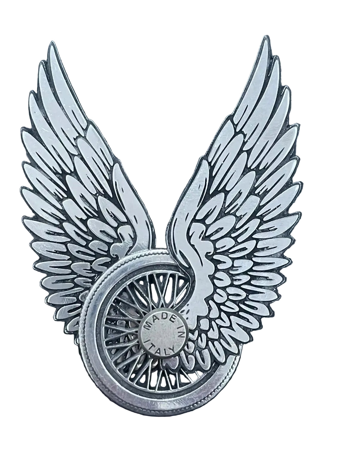 Spilla Ruota e Ali Pin0001 - deciccoartstudio.com