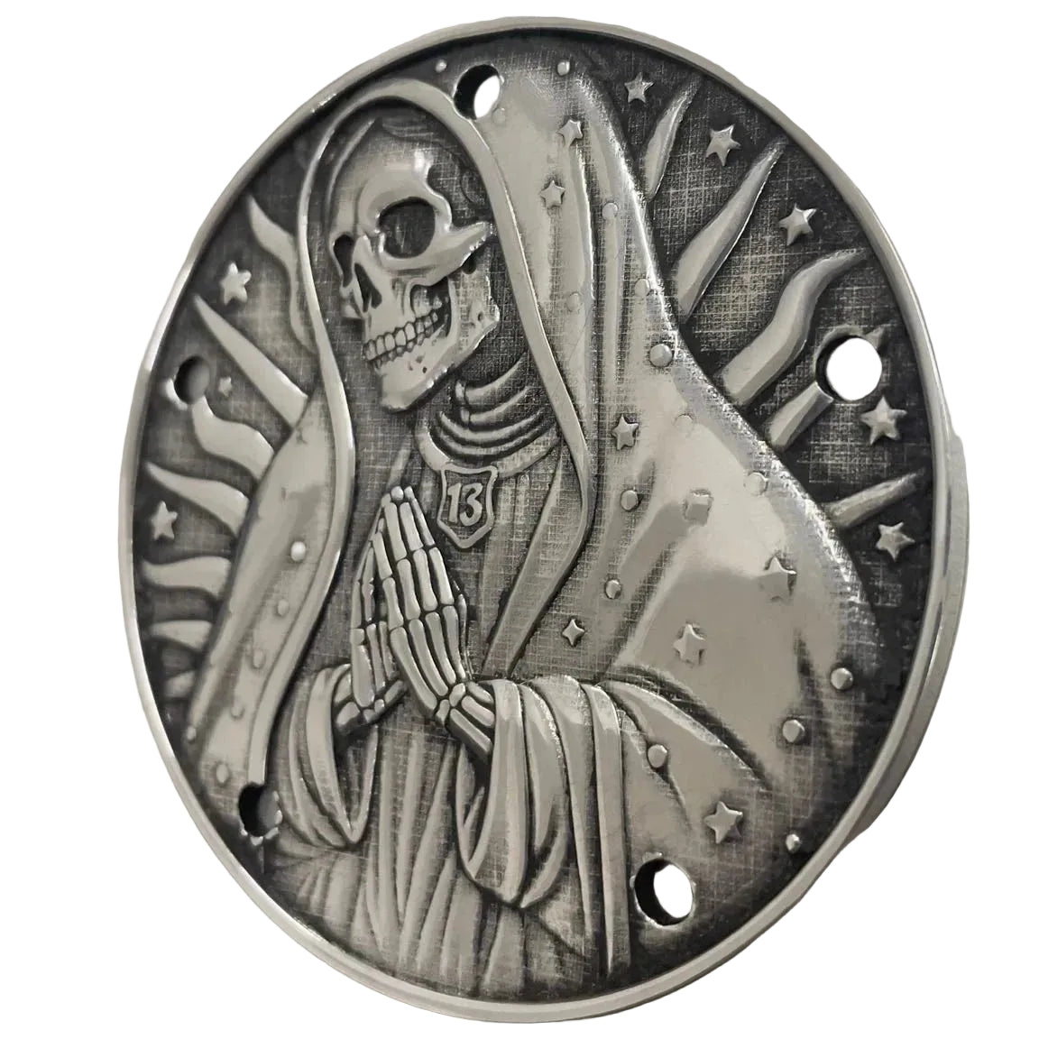 Timing Cover Harley Twin Cam dal 1999/2017 Santa Muerte - deciccoartstudio.com